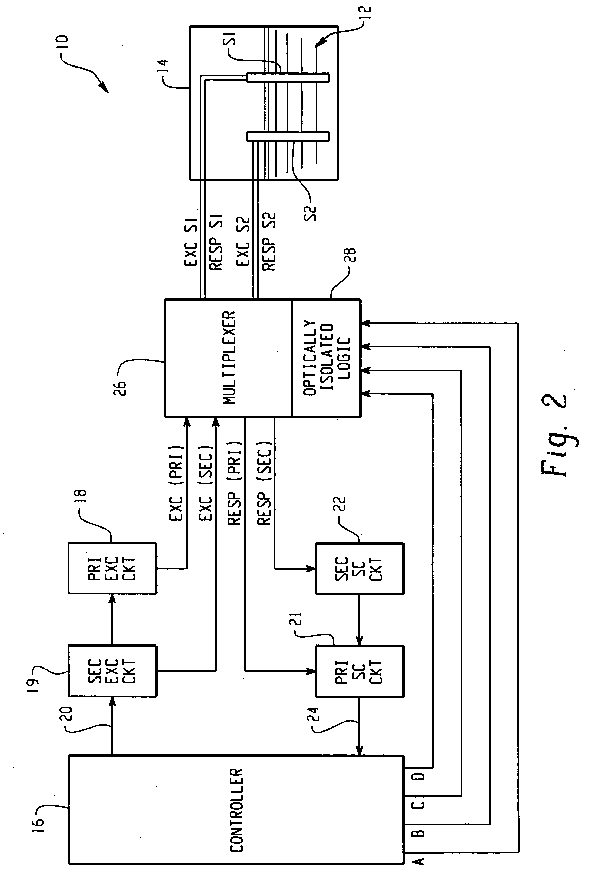 Multiplexer method and system for intrinsically safe applications and a multiplexer switch for use therein