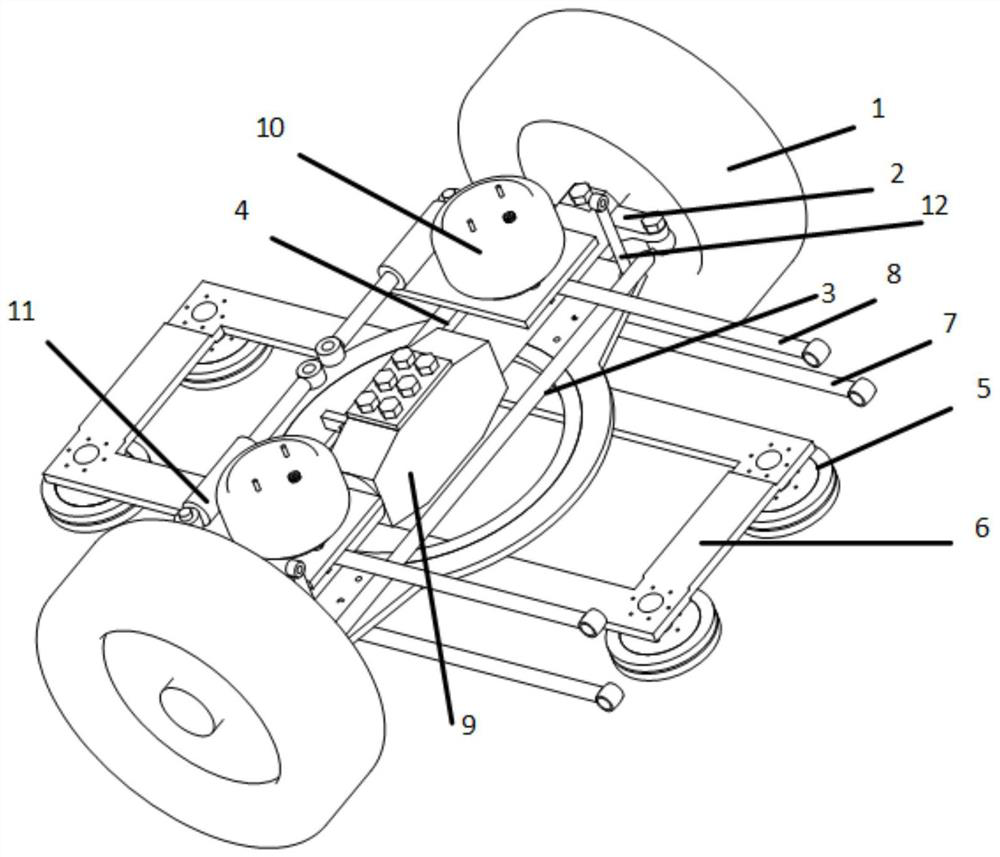 Bogie of urban automatic passenger transport system vehicle