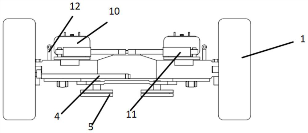 Bogie of urban automatic passenger transport system vehicle