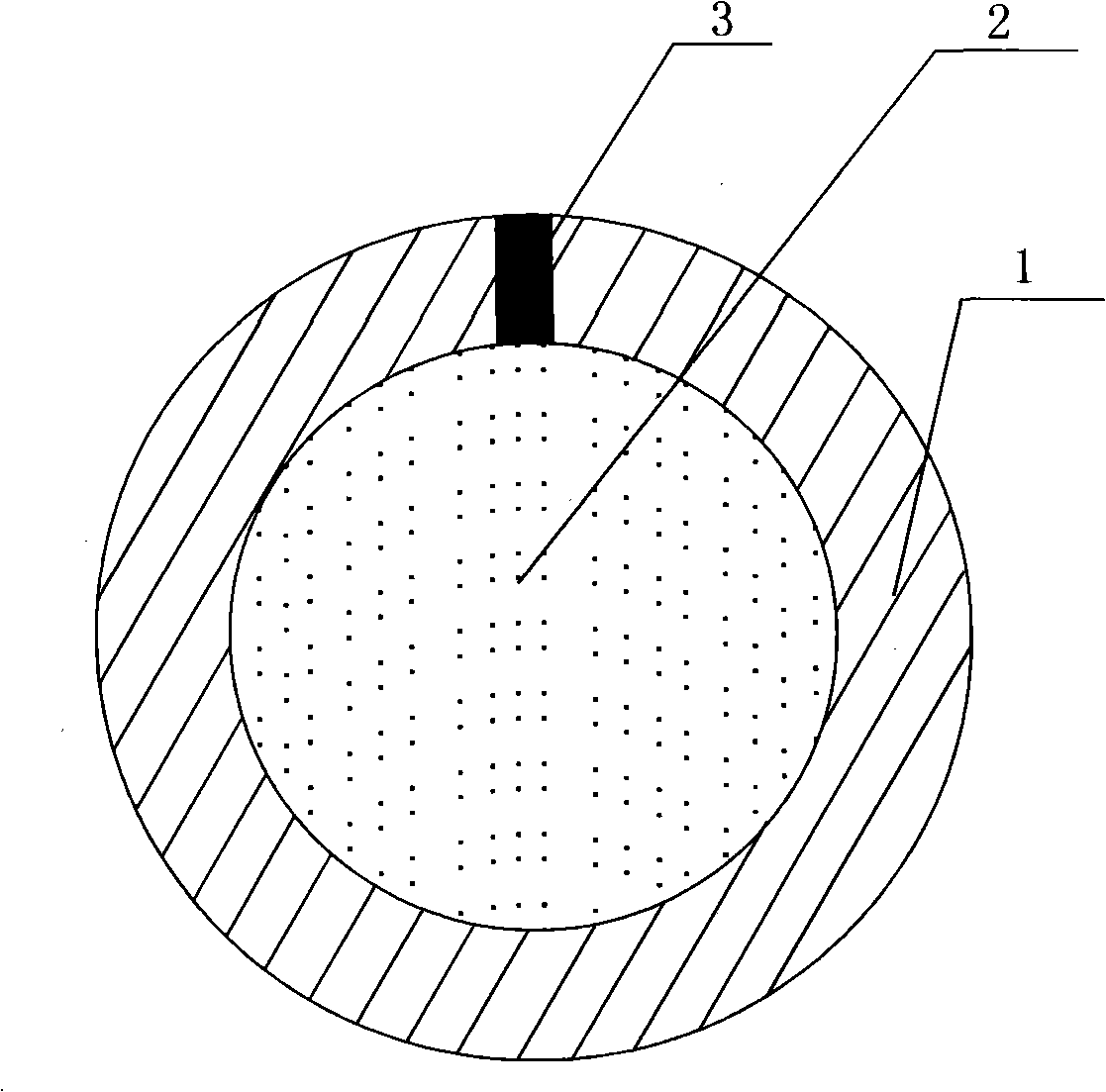 High intensity metallic core type seamless flux-cored wire