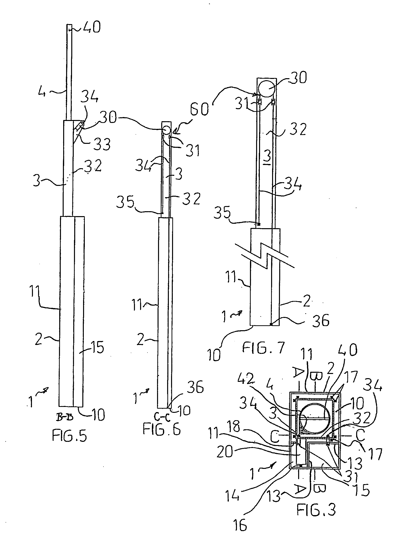 Apparatus and method for lifting aerial cables