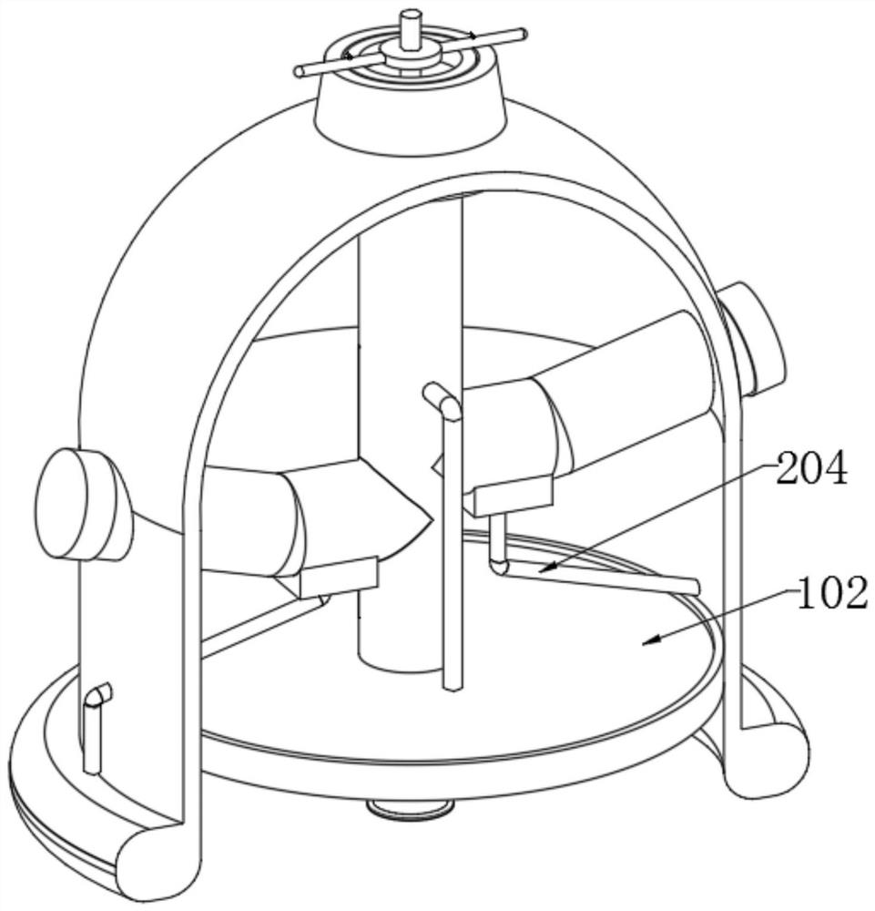 Burn-preventing device for warm needle acupuncture