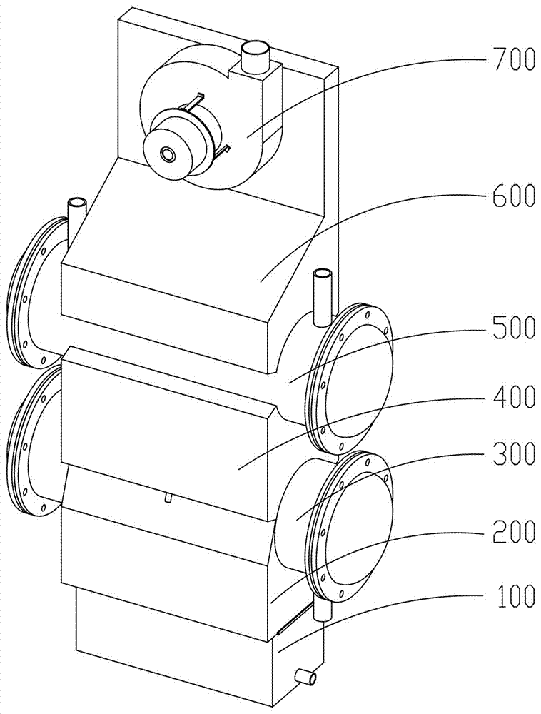 Gas water heating device