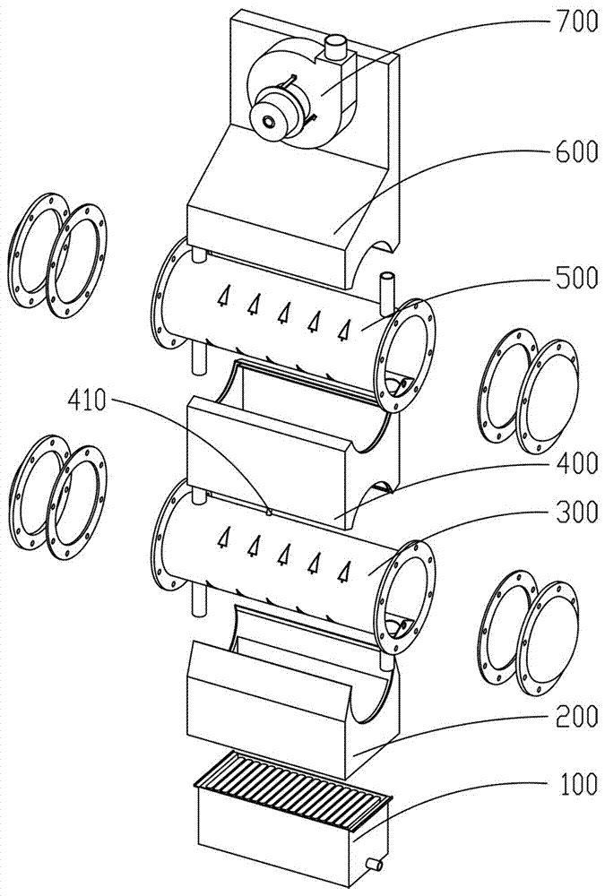 Gas water heating device