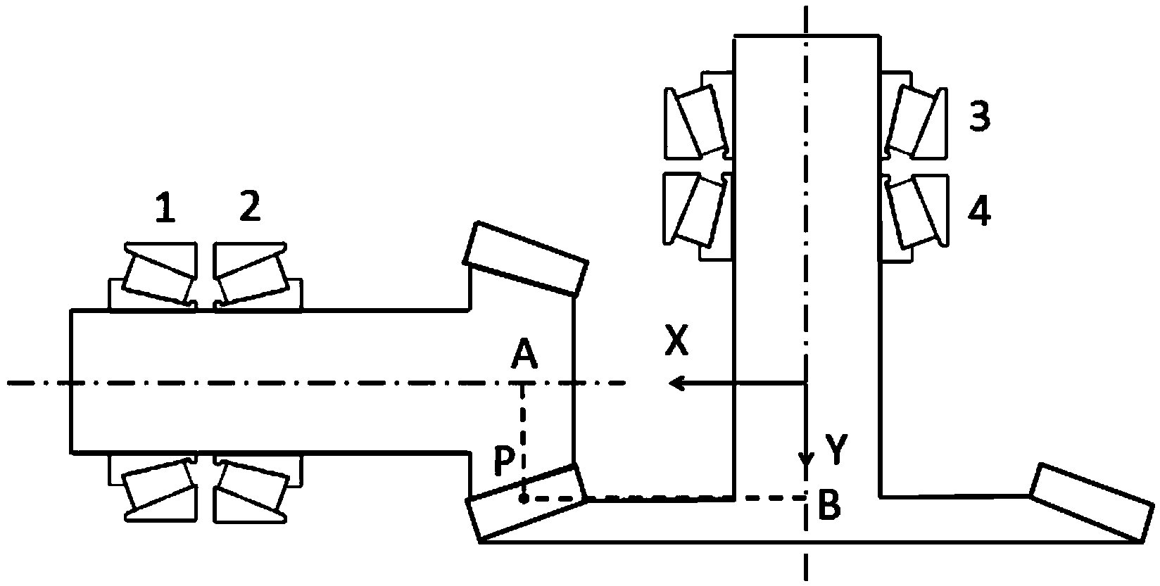 Bevel gear dislocation quantity finite element computing method with multi-factor influences taken into account