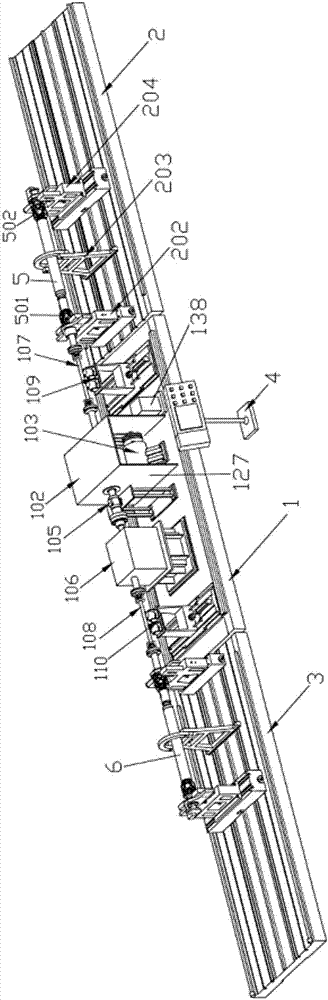 A comparison test device that can detect the vibration of the automobile transmission shaft and simulate the real situation