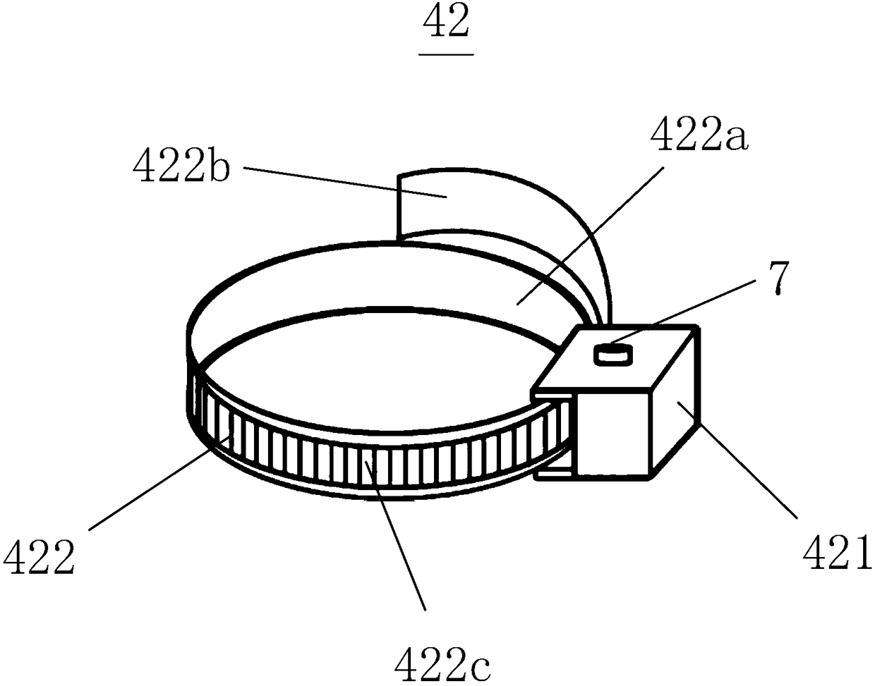 Portable honeybee swarm cluster collecting device