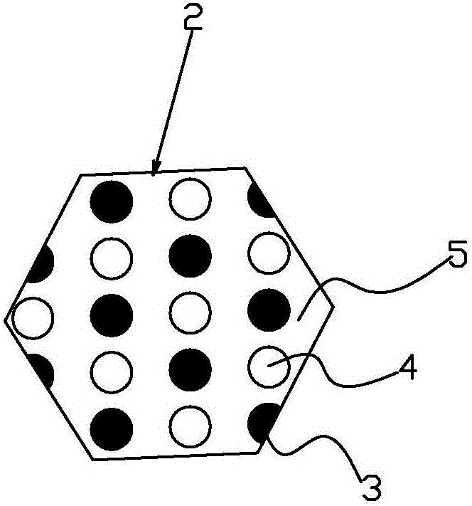 Grinding disc arranged in order and preparation method thereof