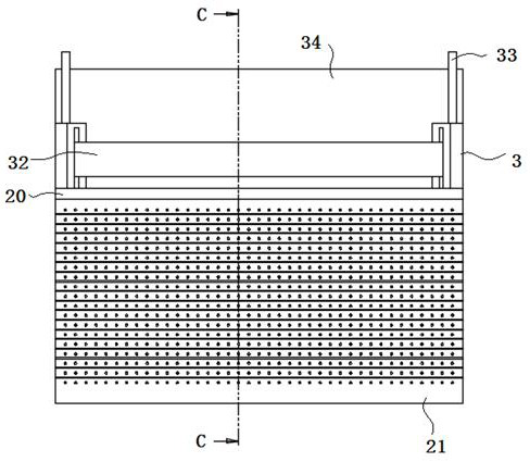 A water purification treatment device for a waterworks and its application method