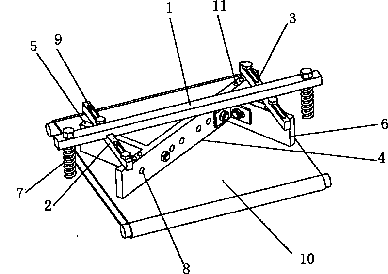 Sealing and cutting device and method for manufacturing small-opening clip chain bag with same