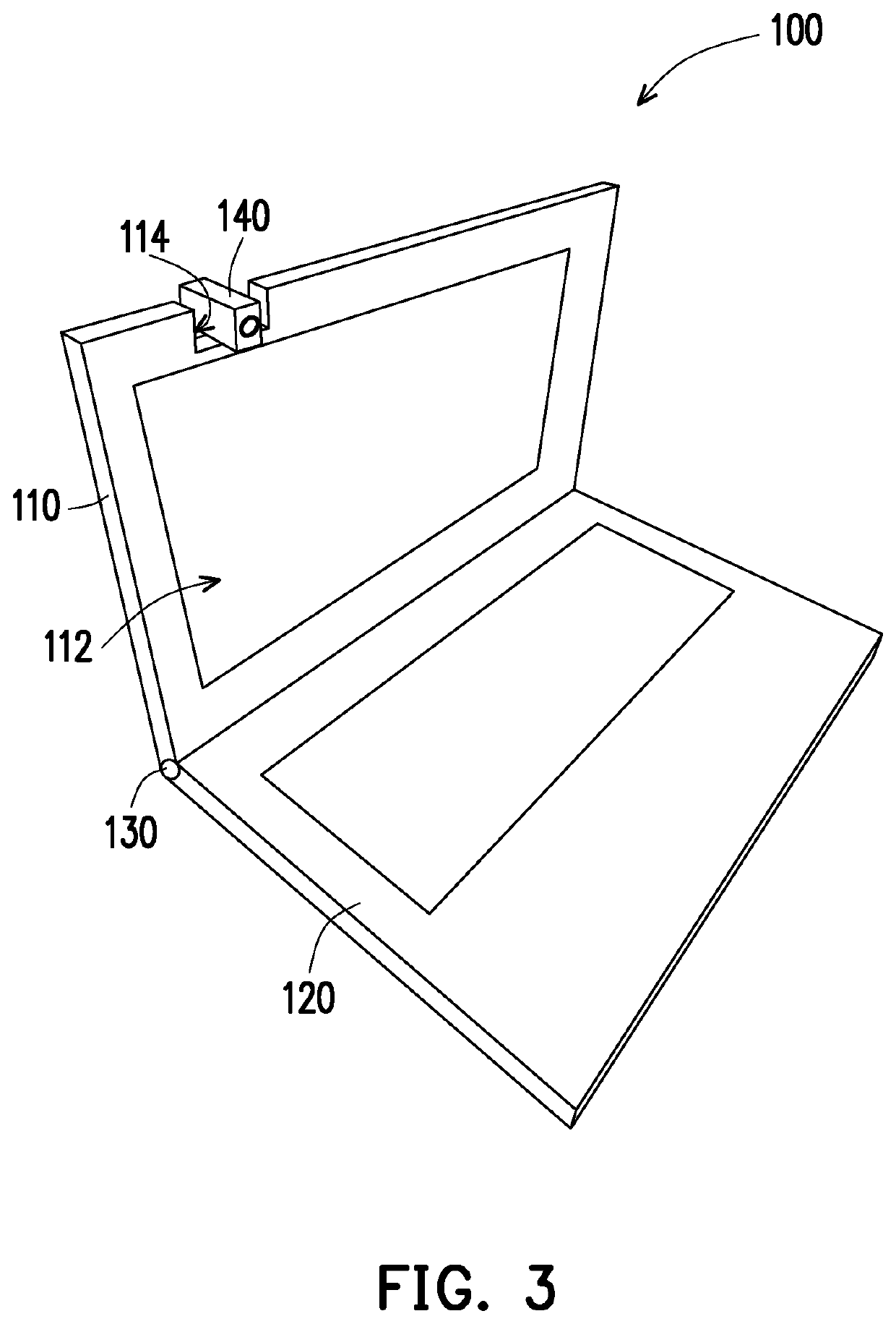 Electronic device having panoramic camera