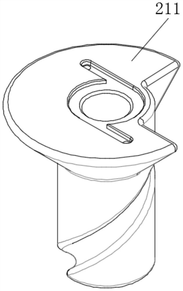 Refrigerator door inner container punching die positioning structure