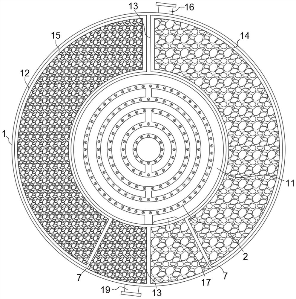 A water purification device and purification method for point source water pollution