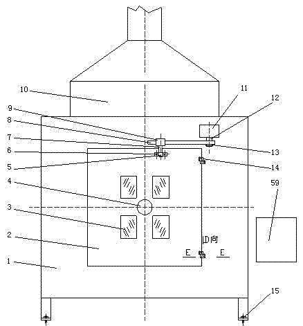 Explosion-proof test box for detecting fuel gas alarm