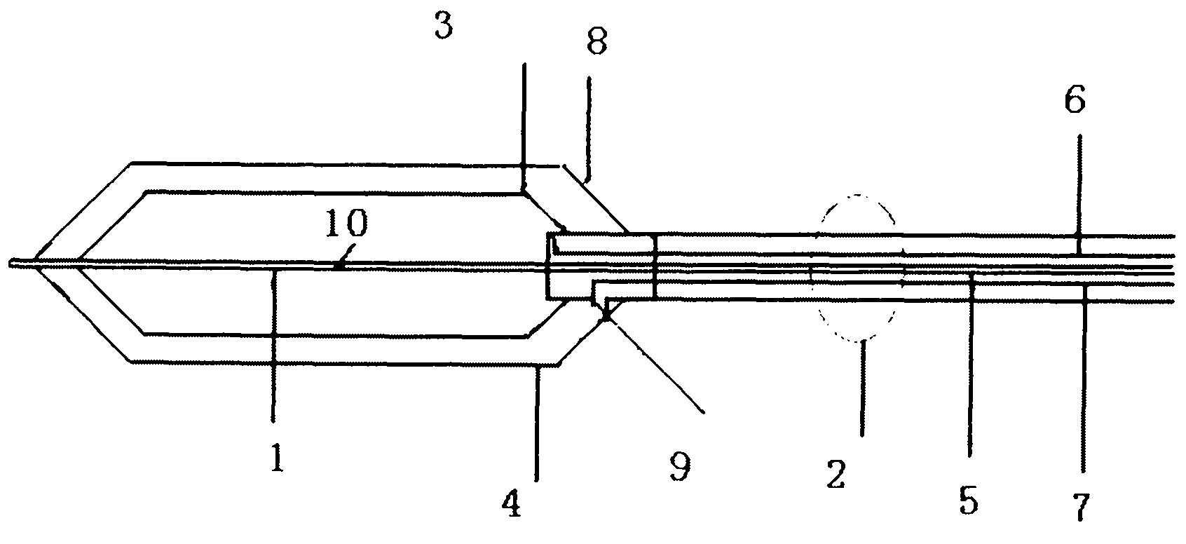 Dual balloon hemangiectasis catheter