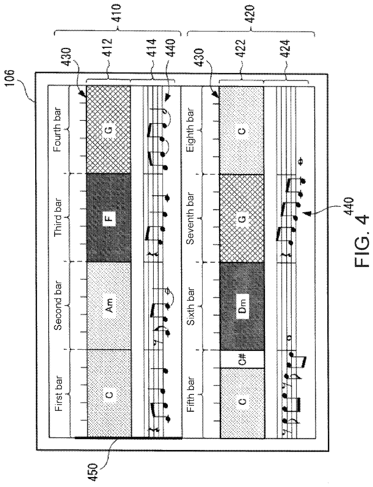 Electronic musical interface