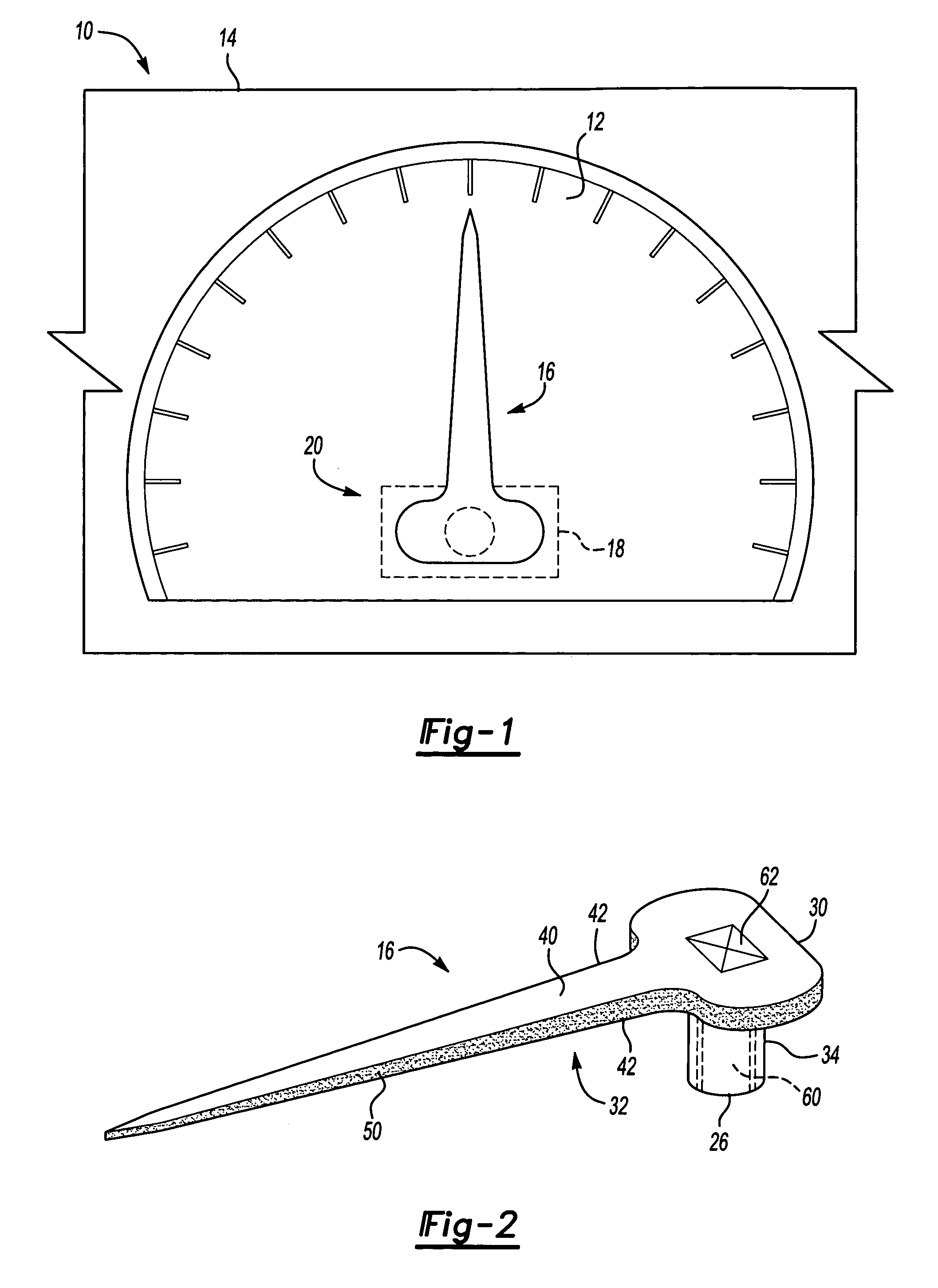 Shroud for gauge pointer