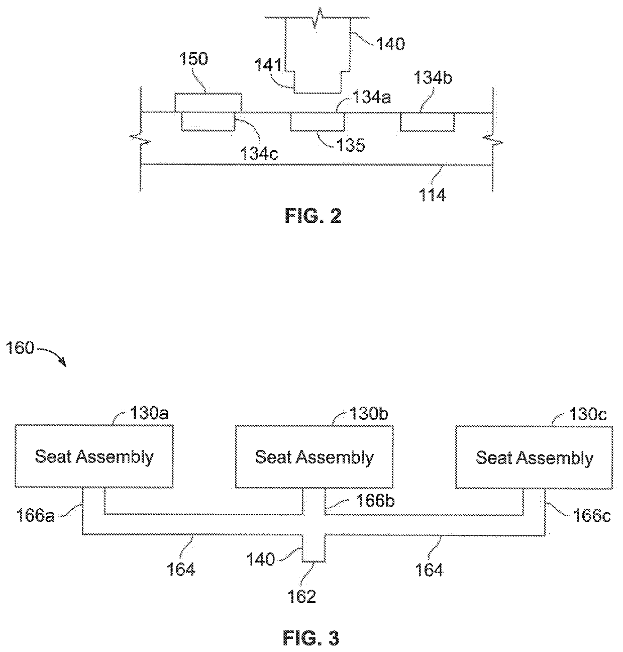 Ventilation systems and methods for internal cabins of vehicles