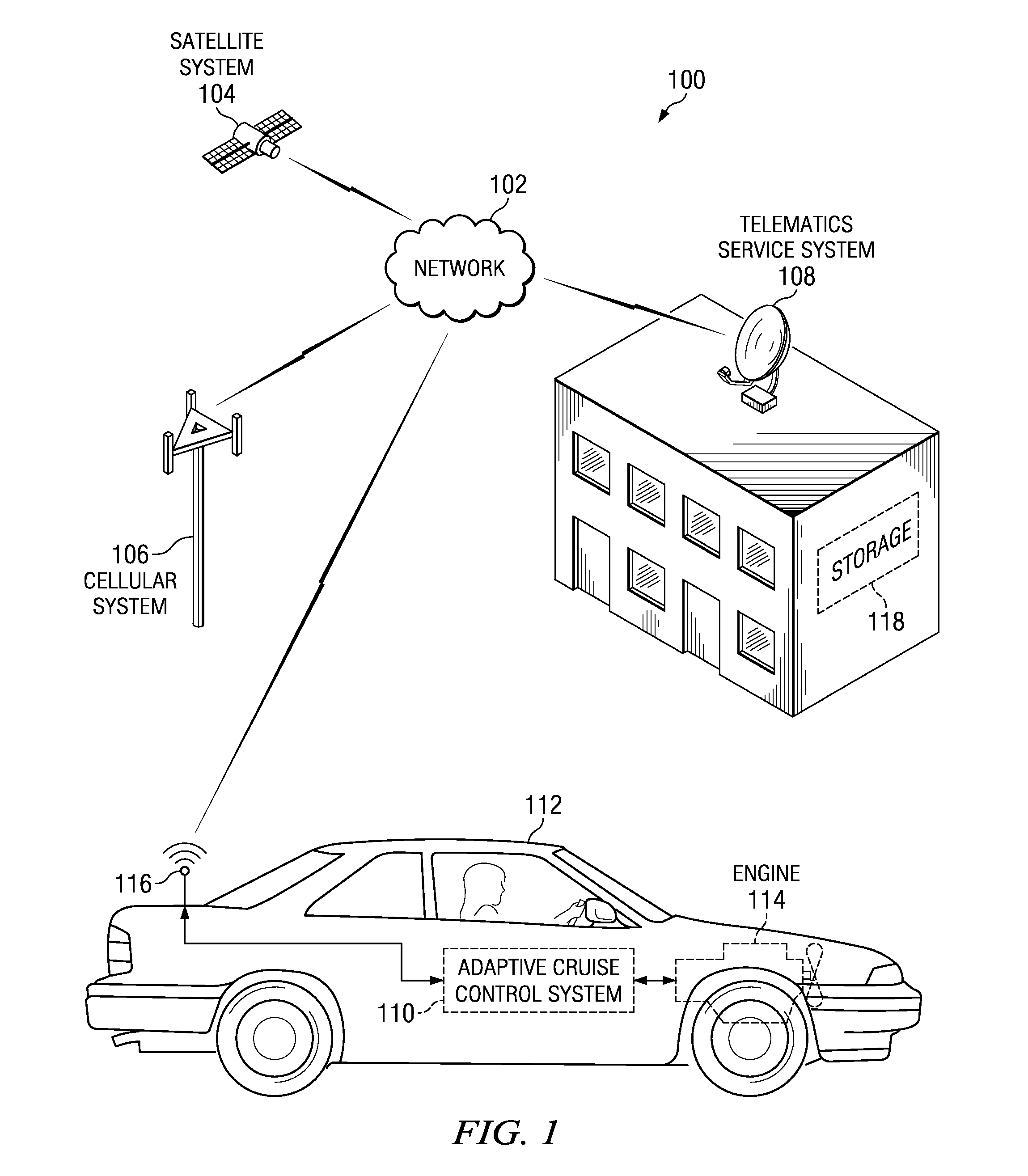 Method and system for utilizing topographical awareness in an adaptive cruise control