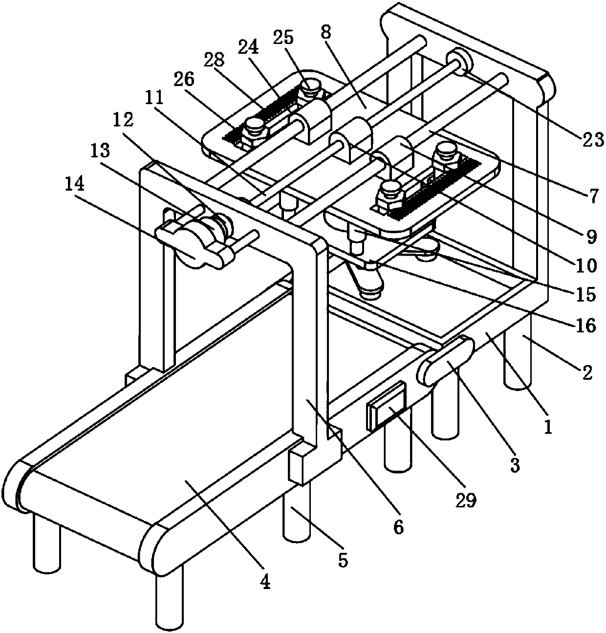 Paper conveyor with paper deviation rectifying function