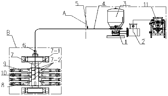 Automatic oil injection system for head sheave of multi-rope friction-type elevator