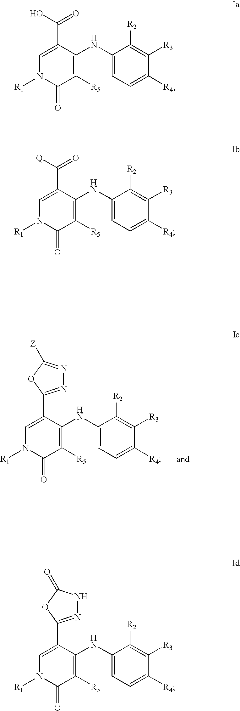 5-Substituted-4-[(substituted phenyl) amino]-2-pyridone derivatives