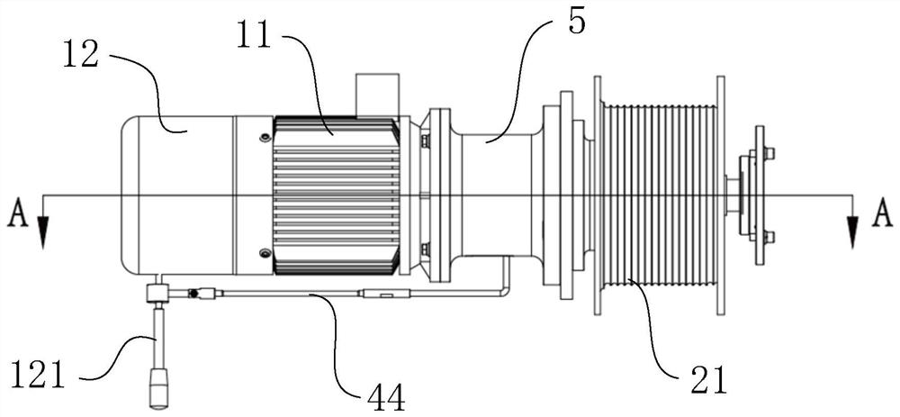 Offshore platform crane, control method thereof and offshore platform