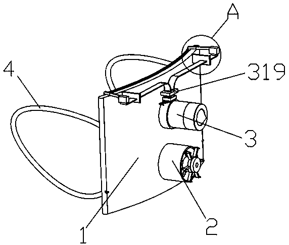 Medical mask capable of preventing eyeglasses from being atomized