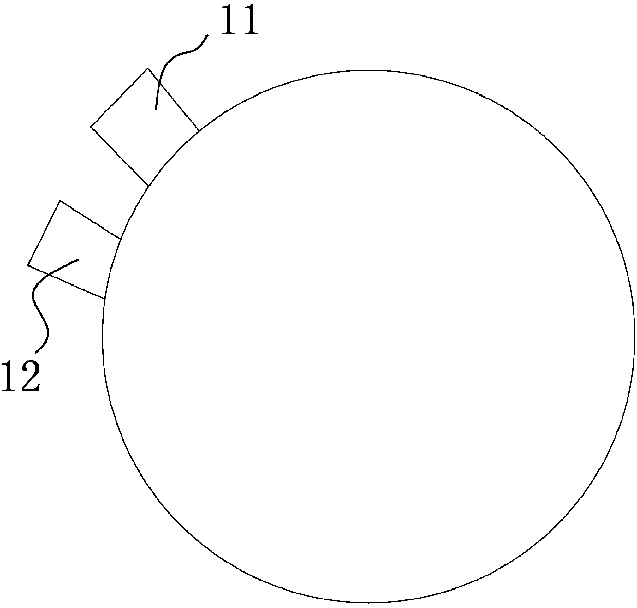 LED lamp light-transmitting film plate and LED lamp thereof