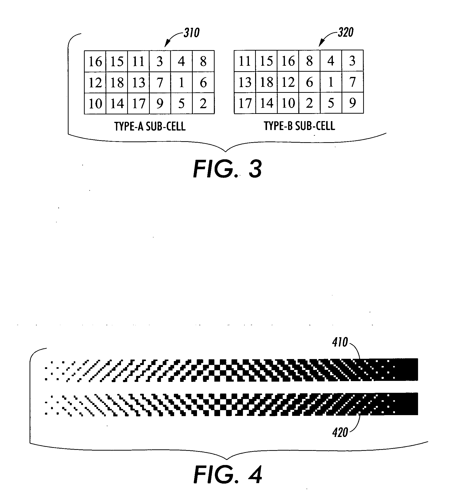 Variable differential gloss font image data