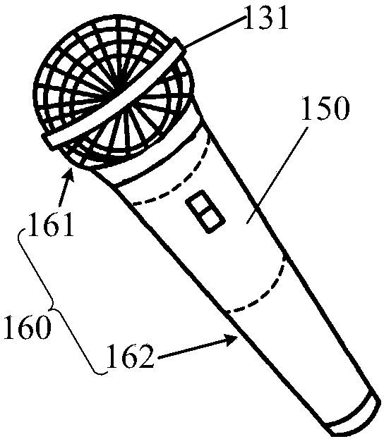 Microphone, data processor, monitoring system and monitoring method