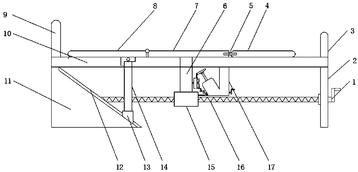 Postoperative self-service rehabilitation nursing bed