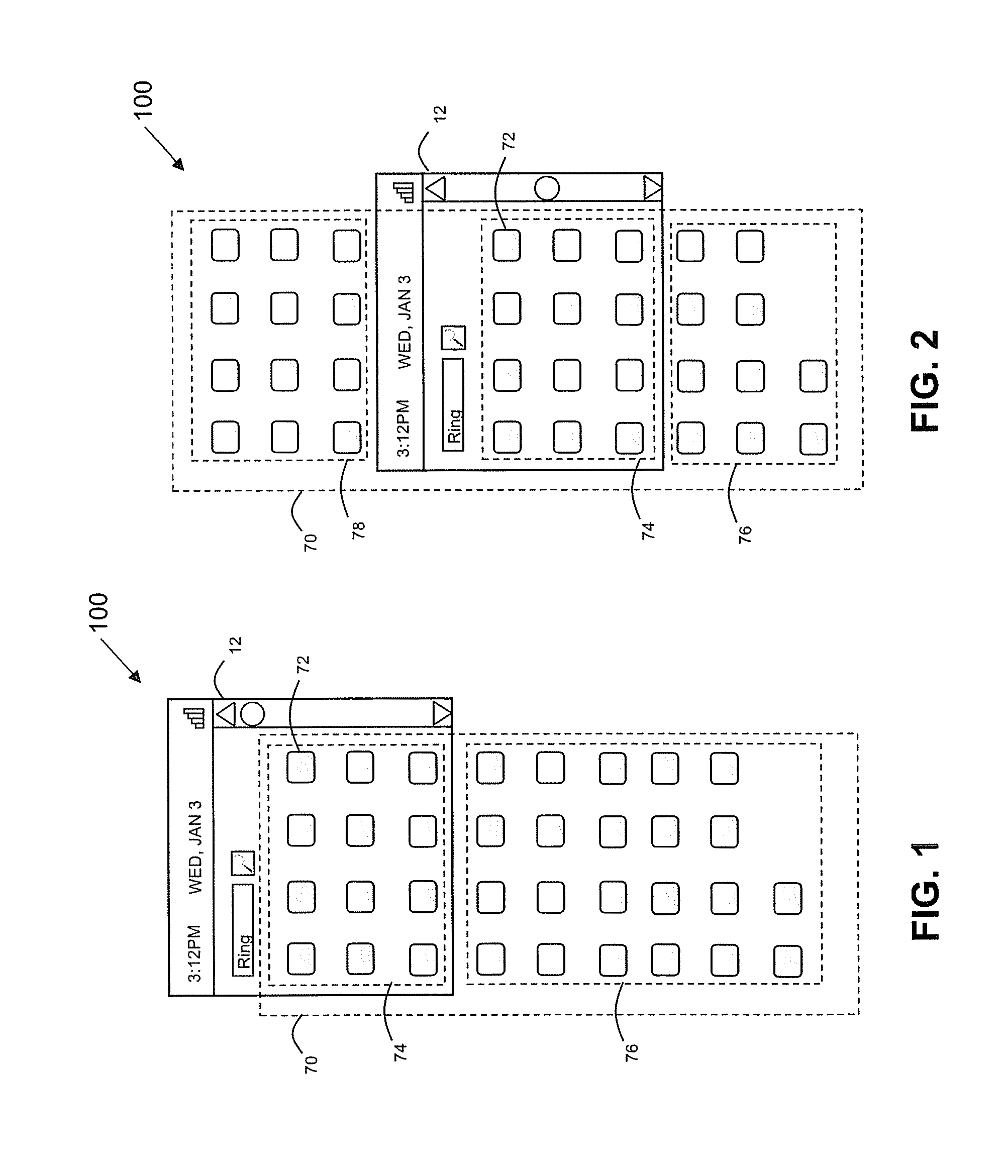 System and method for displaying search results on electronic devices