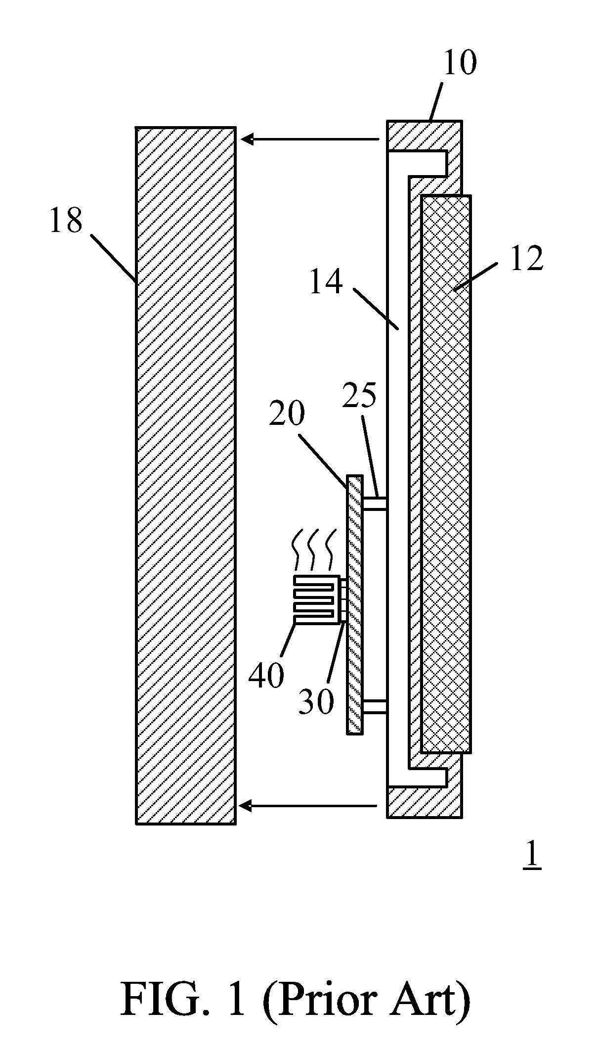 Heat dissipation structure for liquid crystal television