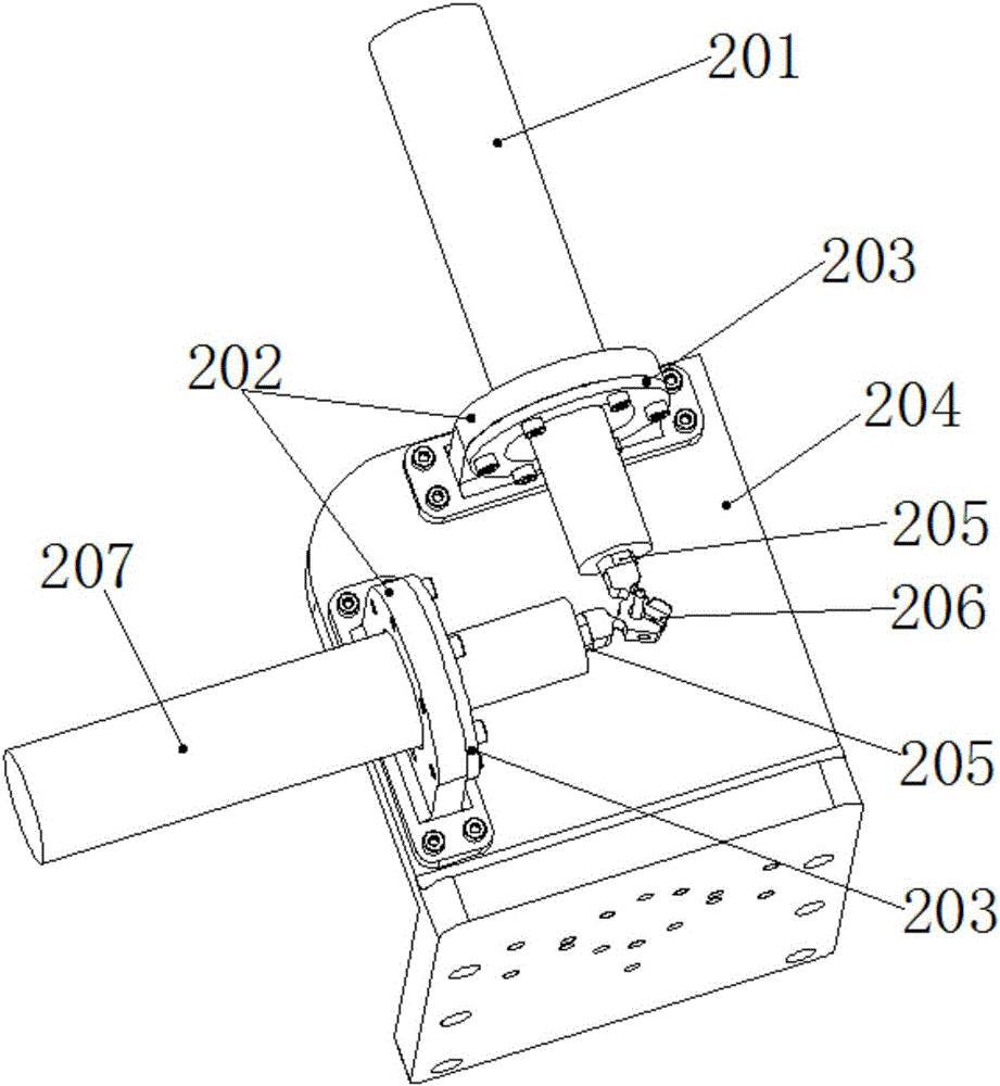 A two-dimensional ultrasonic vibration polishing processing device and method