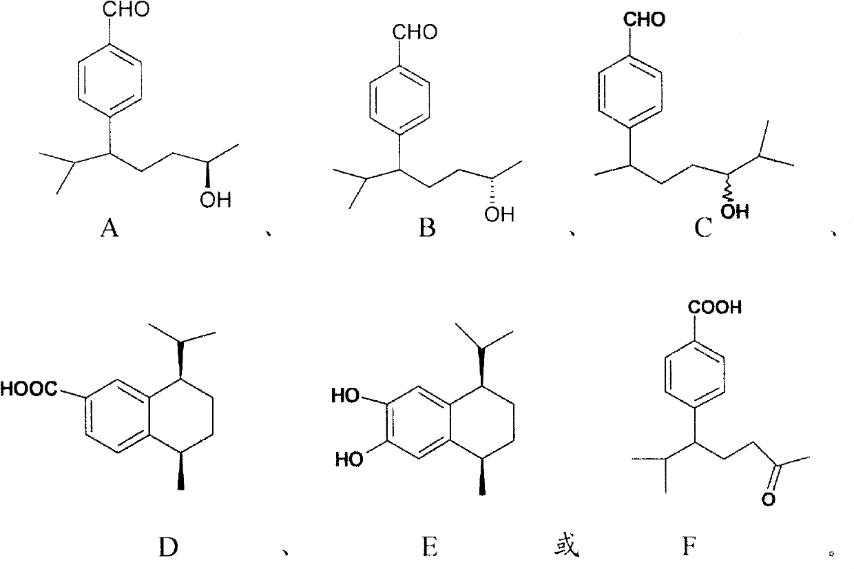 Sesquiterpenoids, composition thereof, method for extracting the same from plants and application