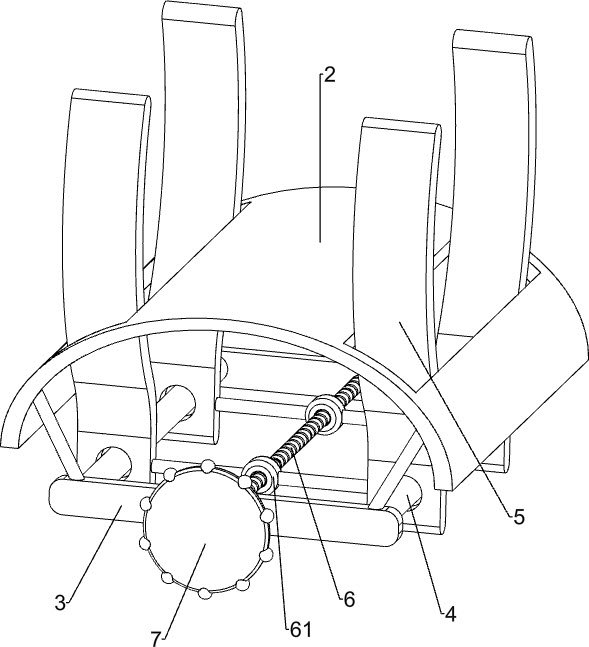 Animal hair scraping device for livestock breeding veterinarians