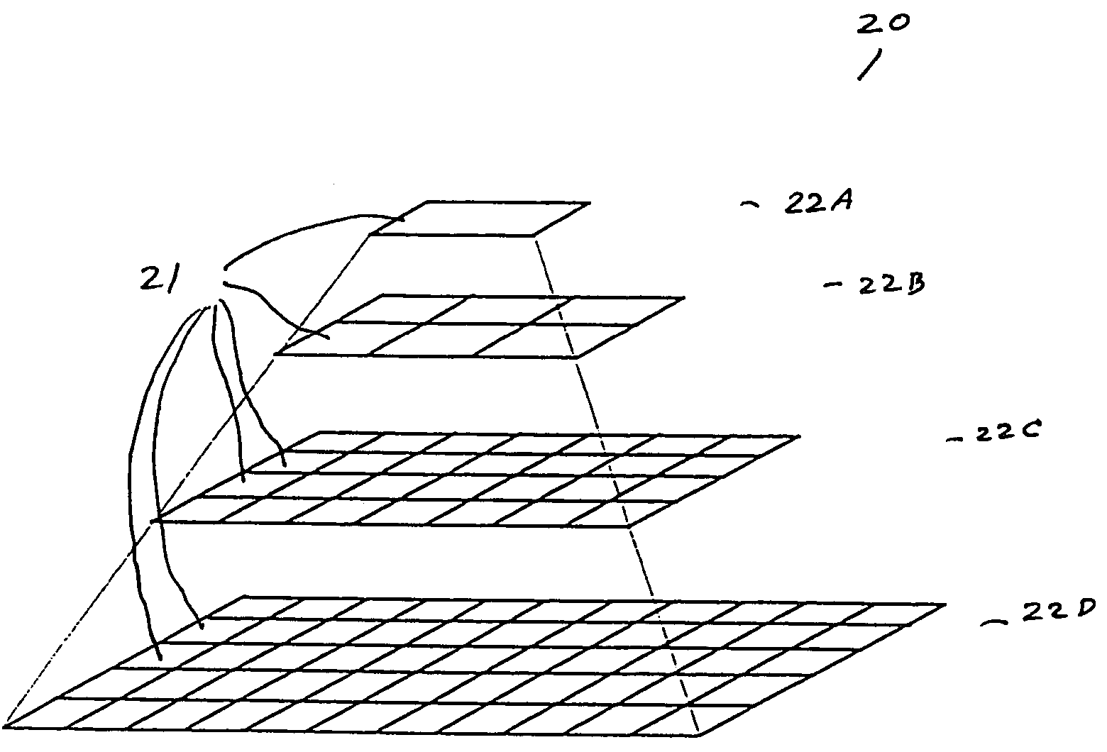 System and method for organizing two and three dimensional image data