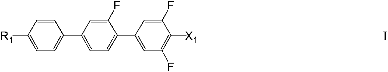 Liquid crystal composition containing 2-methyl-3,4,5-trifluorobenzene structure compound, and applications thereof