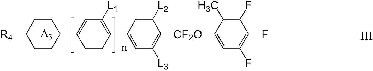 Liquid crystal composition containing 2-methyl-3,4,5-trifluorobenzene structure compound, and applications thereof