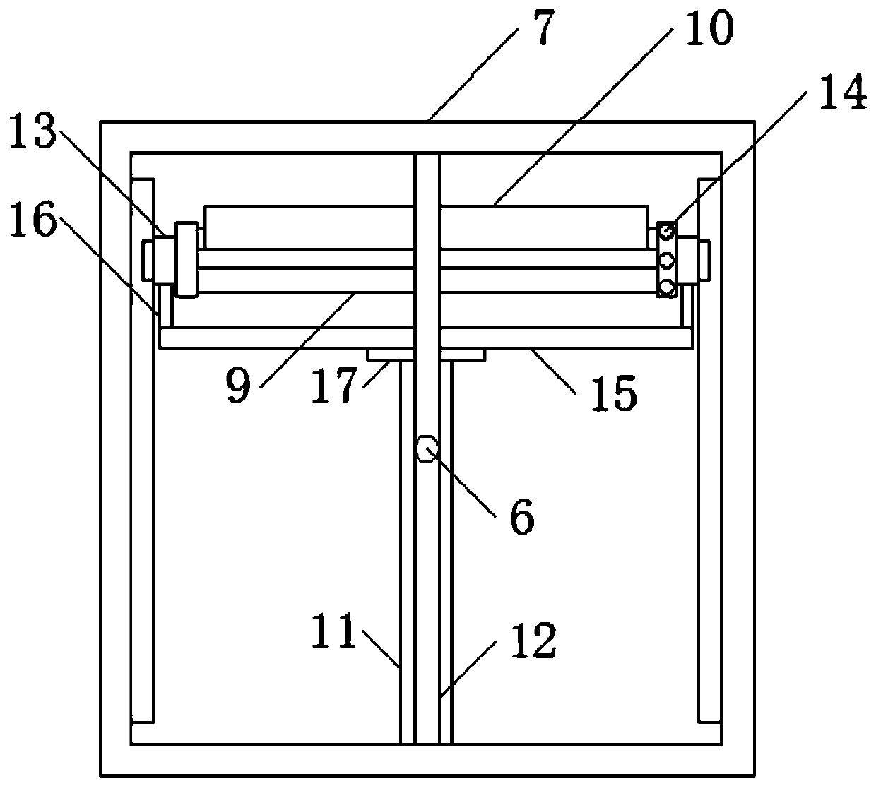 Sewage treatment tank sludge discharge device based on environmental protection