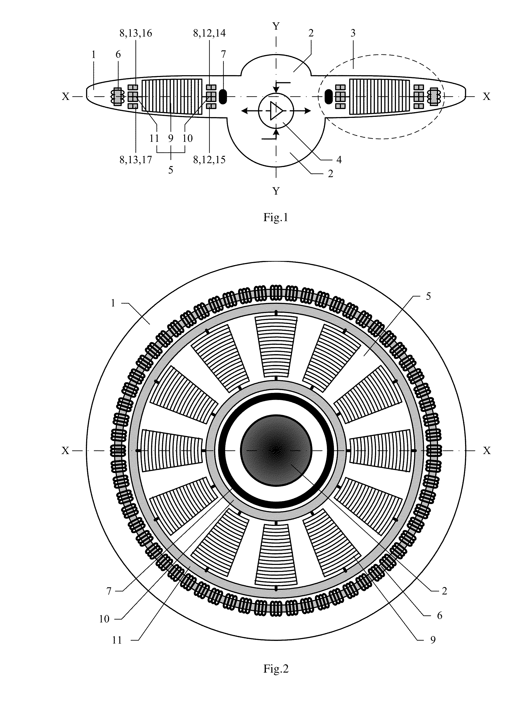 Electrical driven flying saucer based on magnetic suspension