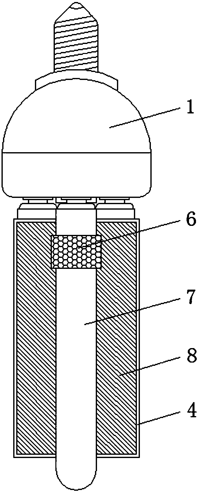 Three-tube-combination LED lighting source