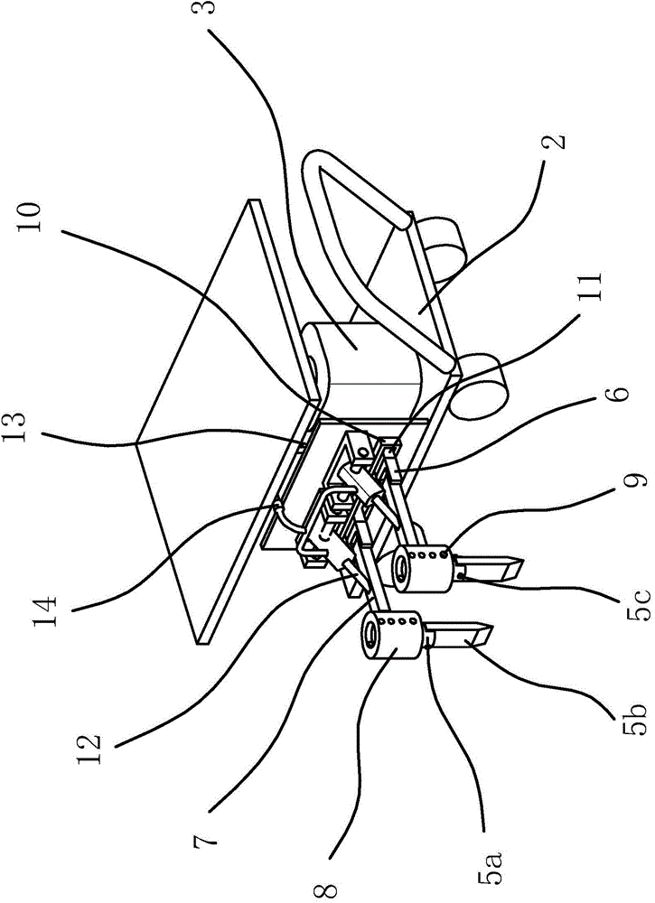 Garden loosening and fertilizing machine