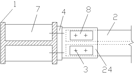 Reamed steel structure beam-column joint connected via end plate and construction method for same