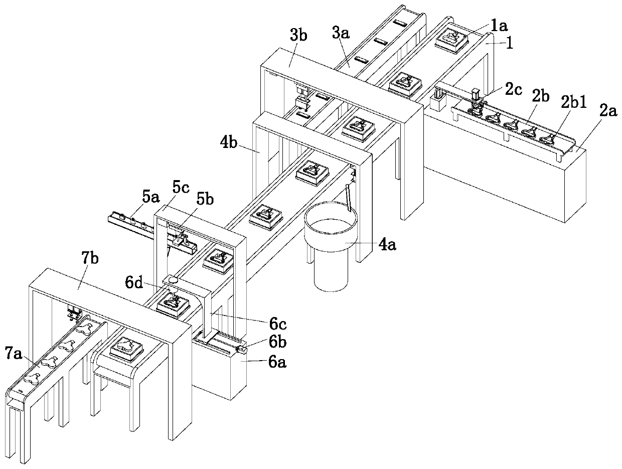 Automatic production process of built-in tire pressure sensor