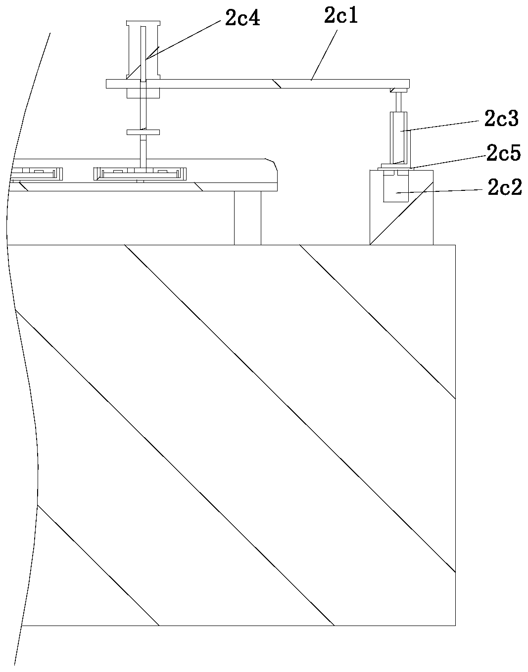 Automatic production process of built-in tire pressure sensor