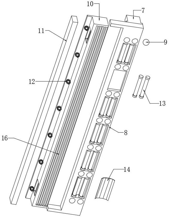 A printing flattening device for textile fabrics