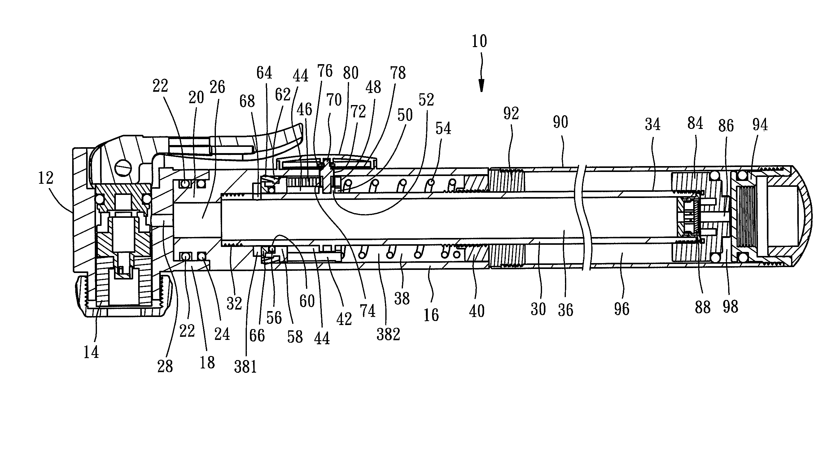 Air pump pressure gauge