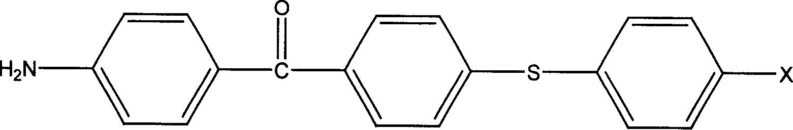 Diphenyl ketone photo initiator containing sulfur and its preparing method